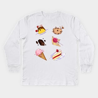 Dessert time Kids Long Sleeve T-Shirt